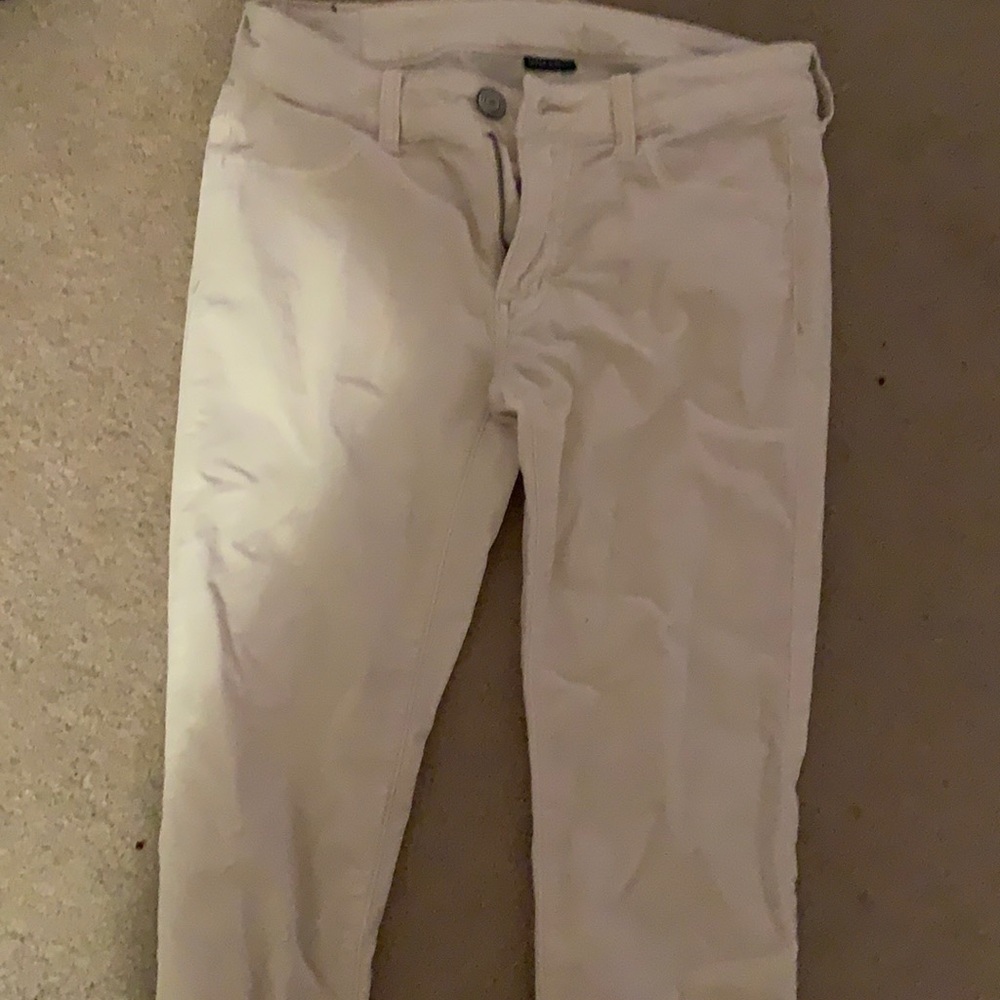 White skinny jeans!
